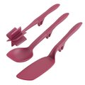 Rachael Ray Tools & Gadgets Lazy CrushChop & Flexi Turner Scraping Spoon Set Burgundy 47781